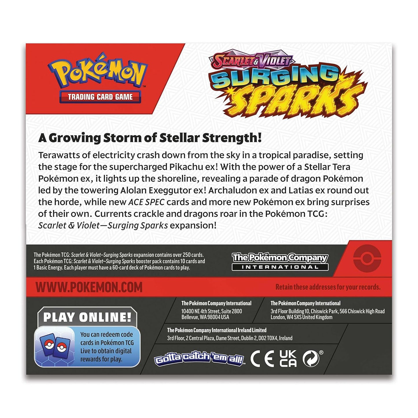 Scarlet & Violet Surging Sparks Pokémon TCG