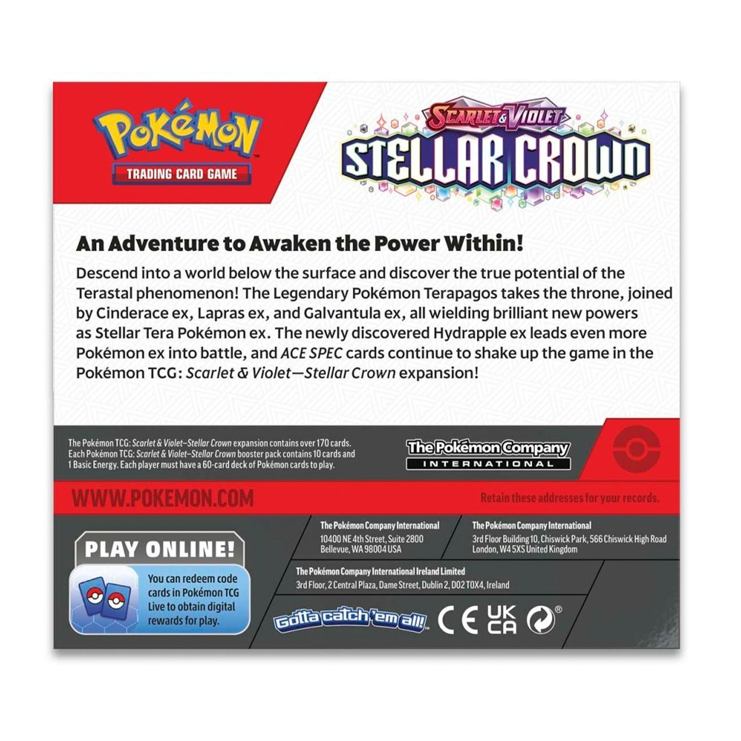 Scarlet & Violet Stellar Crown Pokémon TCG